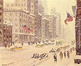 Winter's Day, Fifth Avenue by Guy Carleton Wiggins